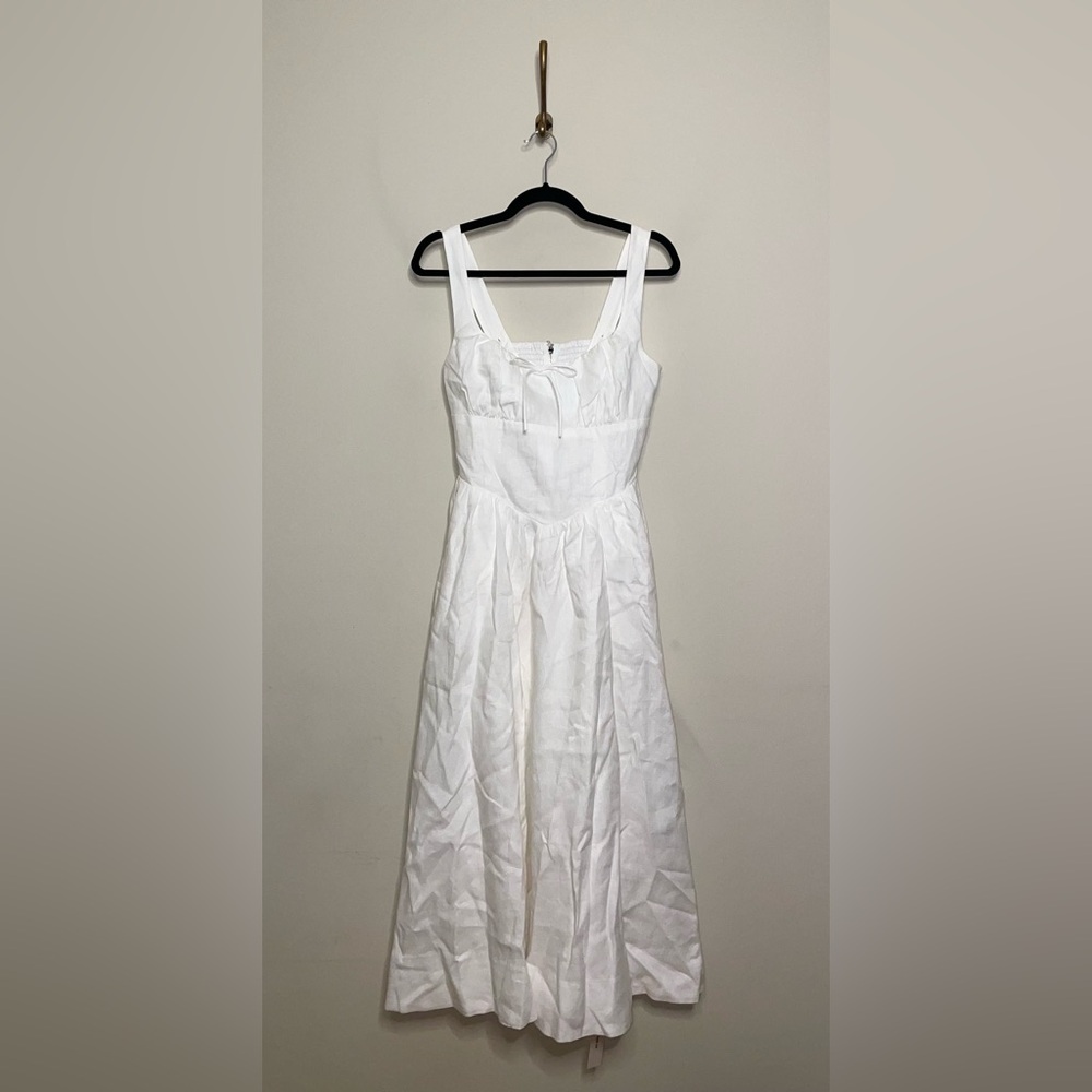 Reformation White Midi Dress - Picture 10 of 15